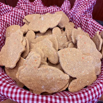Jack-Rabbit-Cakes-Wheat Free home-made dog biscuits at PCs Pantry Boulder, CO