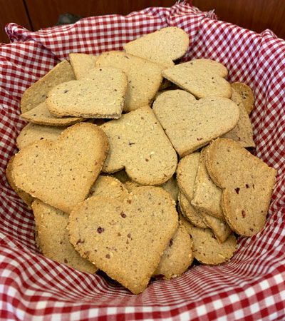 Libbys-Oats-&-Cranberries-Wheat Free home-made dog biscuits at PCs Pantry Boulder, CO