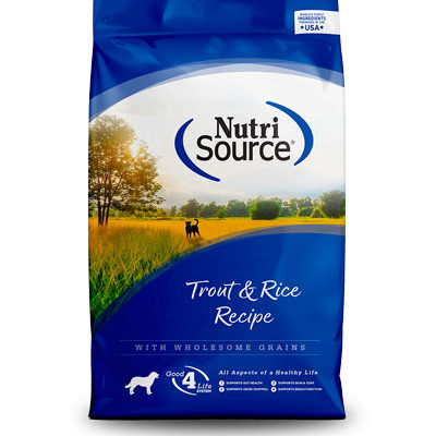 Nutrisource-Trout Rice-Dog food
