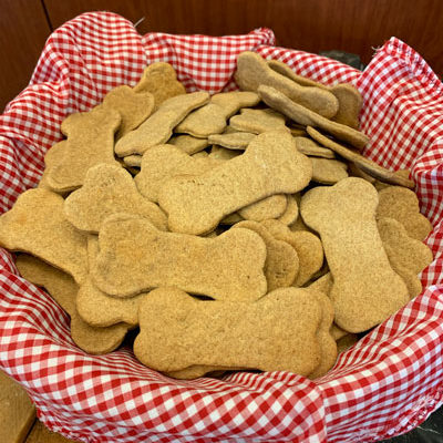 Peanut-Butter-Cookies home-made dog biscuits at PCs Pantry Boulder, CO