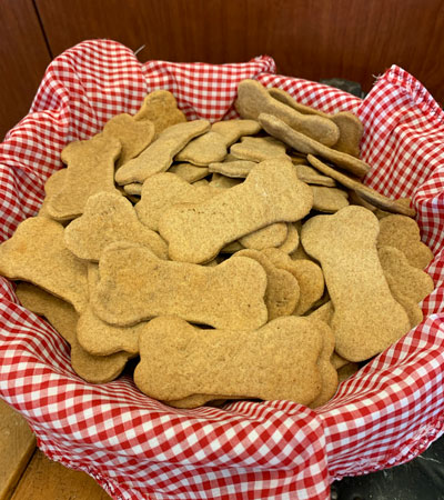Peanut-Butter-Cookies home-made dog biscuits at PCs Pantry Boulder, CO